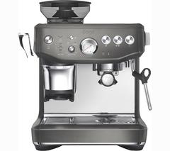 SAGE the Barista Express Impress SES876 Bean to Cup Coffee Machine - Black Stainless Steel