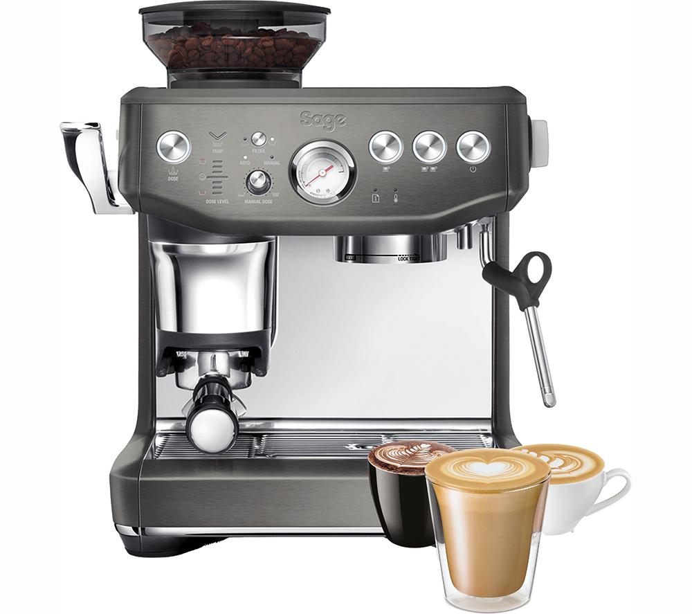 Buy SAGE the Barista Express Impress SES876 Bean to Cup Coffee Machine -  Black Stainless Steel