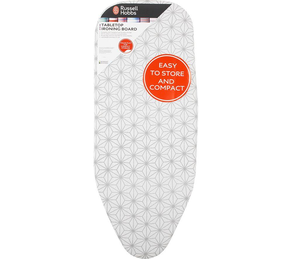 RUSSELL HOBBS LA054012EU7 Tabletop Ironing Board - White & Grey image number 2 of 5