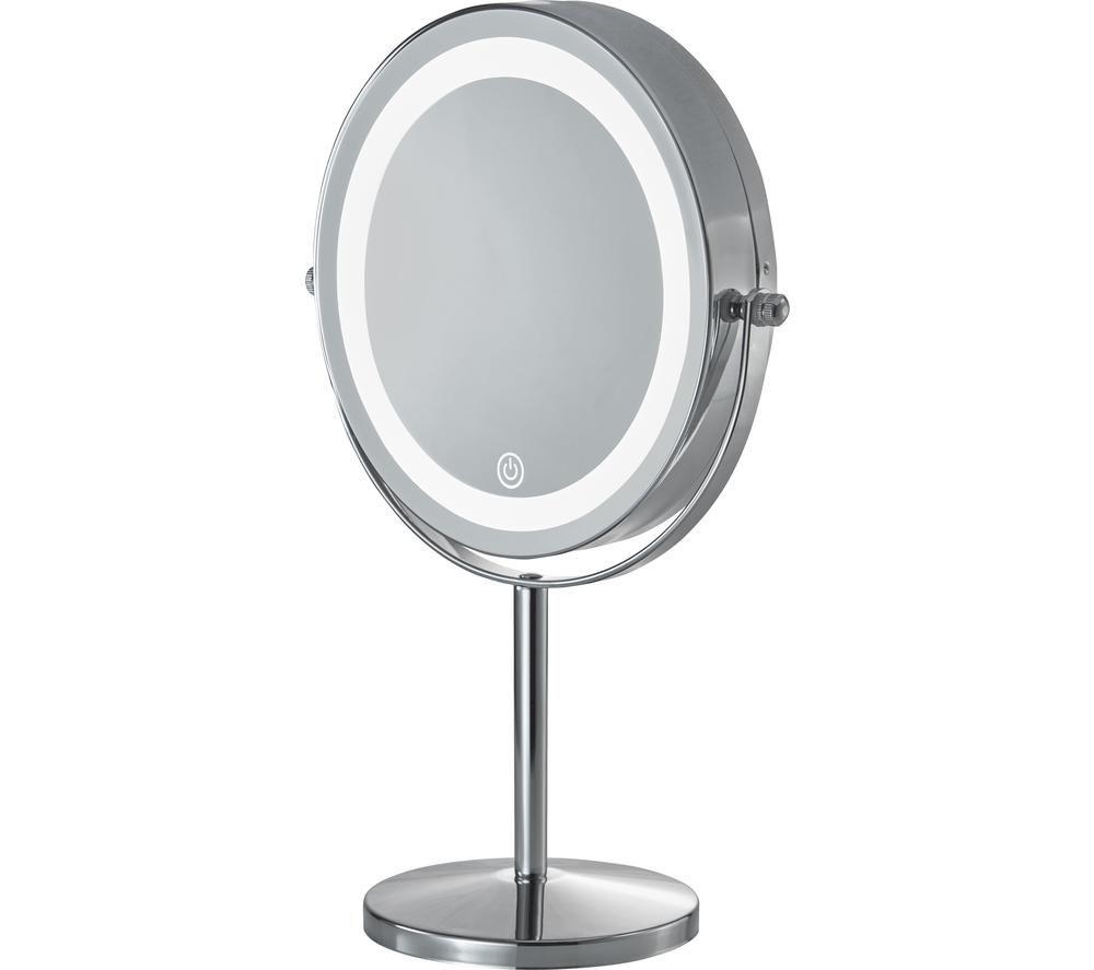 Illuminated beauty clearance mirror