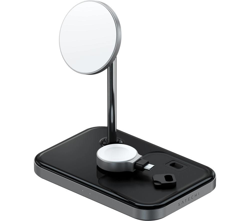 SATECHI ST-WMCS3M 3-in-1 Wireless Charging Stand with MagSafe image number 5 of 6