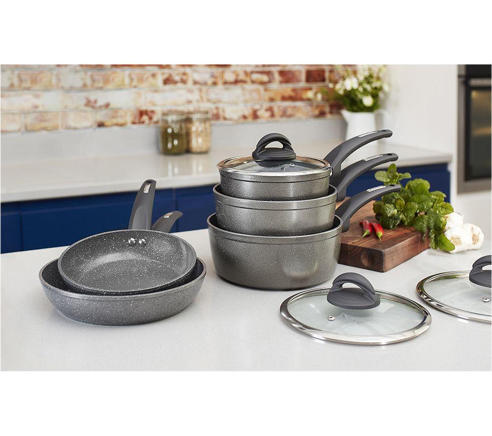 TOWER Cerastone T81276 5-piece Non-stick Pan Set - Graphite image number 4 of 5