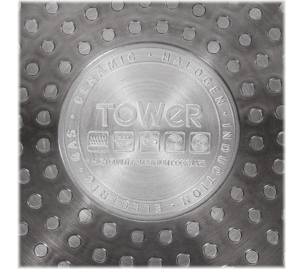 TOWER Essentials T81507 3-piece Non-stick Saucepan Set - Black image number 4 of 7