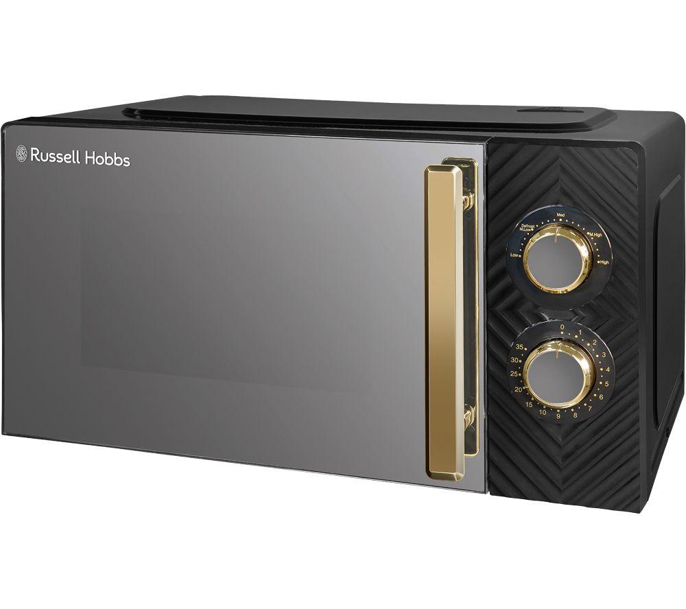RUSSELL HOBBS Groove RHMM723B Compact Solo Microwave - Black & Gold image number 2 of 8