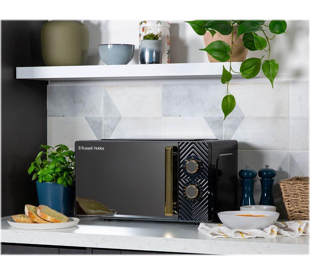RUSSELL HOBBS Groove RHMM723B Compact Solo Microwave - Black & Gold image number 5 of 8