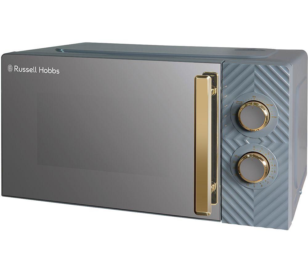 RUSSELL HOBBS Groove RHMM723G Compact Solo Microwave - Grey & Gold image number 2 of 7