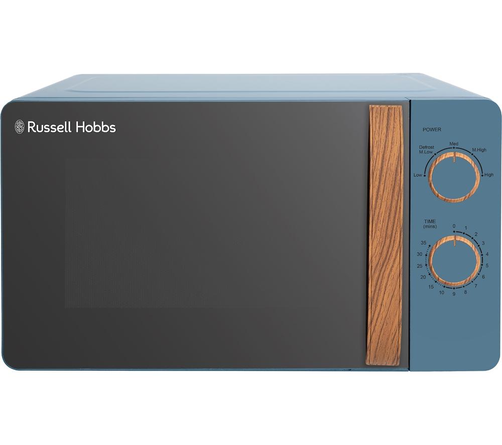 RUSSELL HOBBS Scandi RHMM713BL Solo Microwave - Blue, Blue