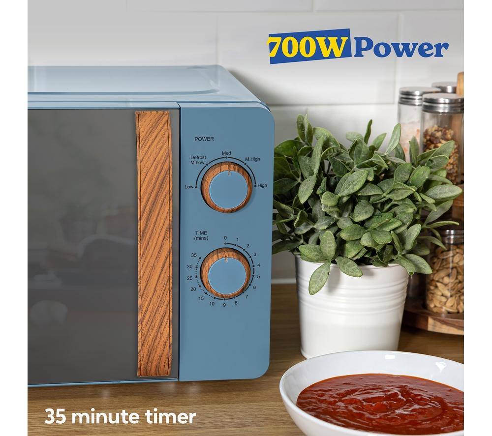 RUSSELL HOBBS Scandi RHMM713BL Solo Microwave - Blue image number 7 of 9
