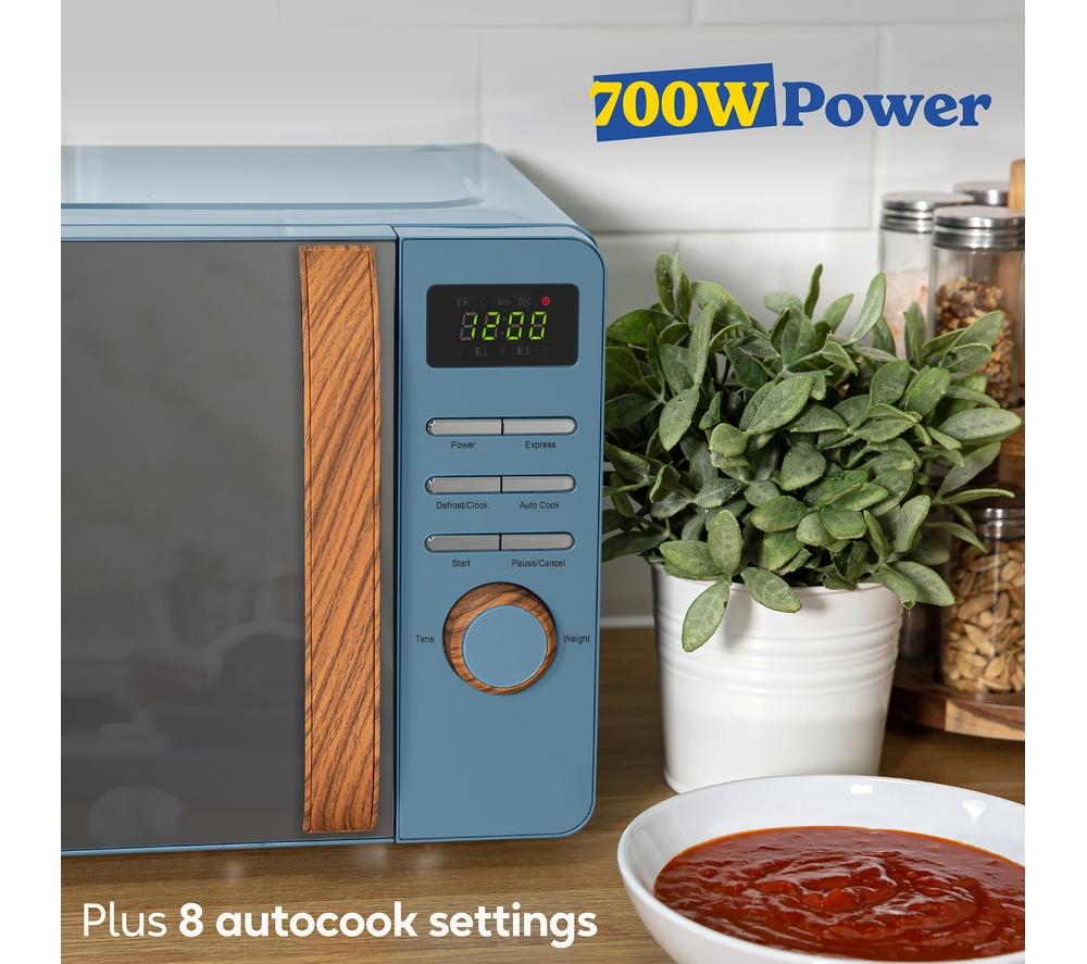 RUSSELL HOBBS Scandi RHMD714BL Solo Microwave - Blue image number 7 of 9