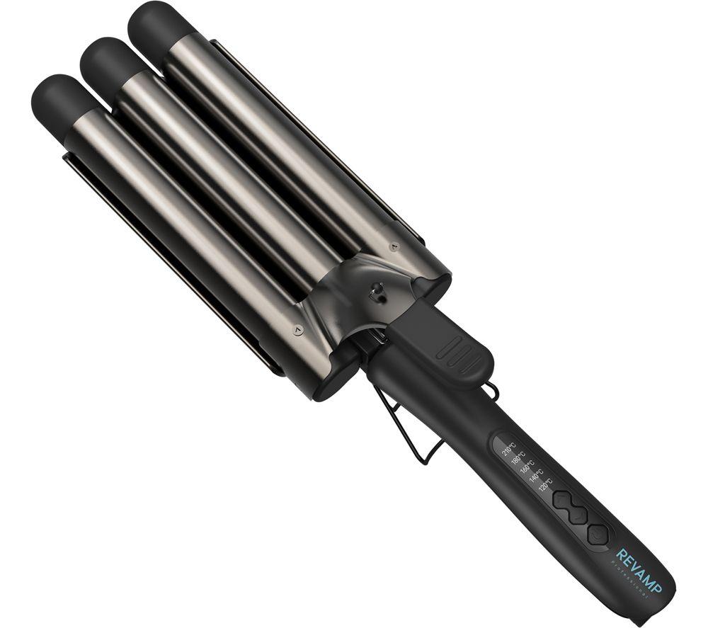 REVAMP Progloss Deep Beach Waver - Black