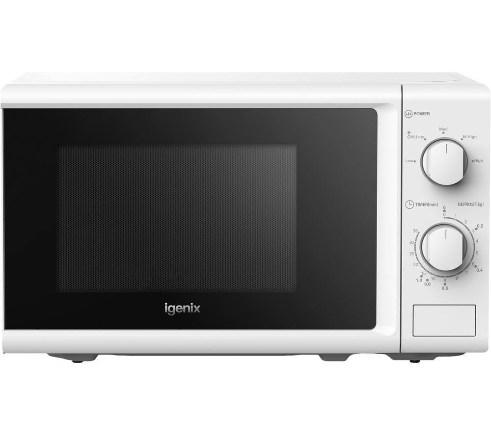 IGENIX IGM0820W Solo Microwave - White, White