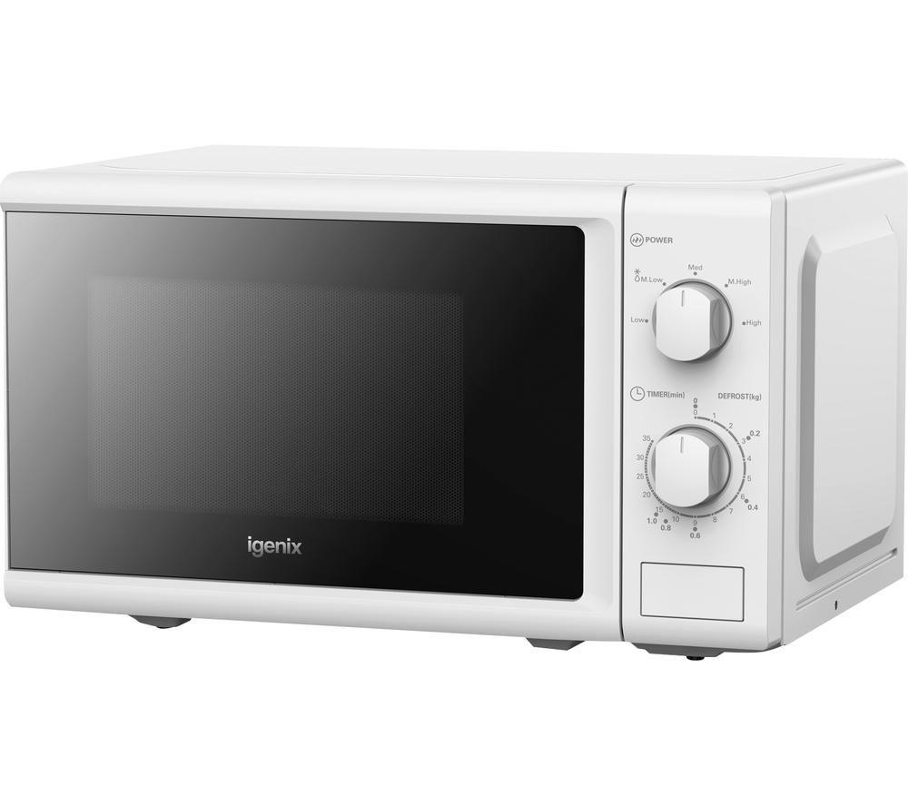 IGENIX IGM0820W Solo Microwave - White image number 3 of 3