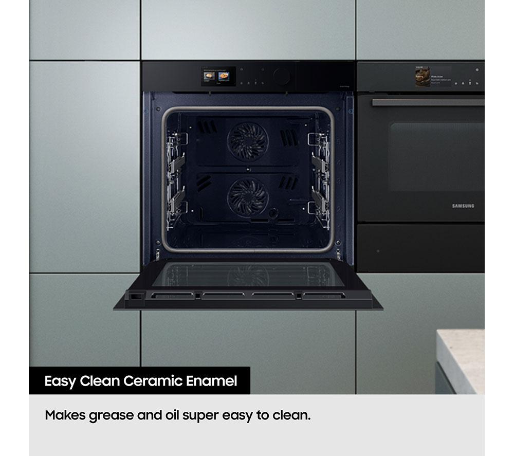SAMSUNG Series 4 Dual Cook NV7B41403AK/U4 Electric Smart Oven - Black Glass image number 6 of 12