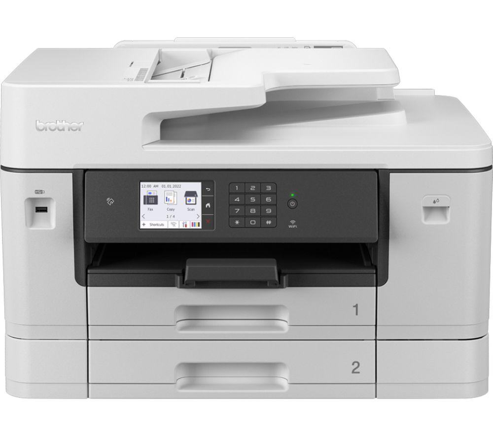 Image of BROTHER MFCJ6940DW All-in-One Wireless A3 Inkjet Printer with Fax, White