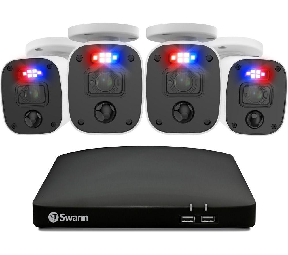 SWANN Enforcer SWDVK-846804MQB-EU 8-Channel Full HD 1080p DVR Security System - 1 TB, 4 Cameras, Bla