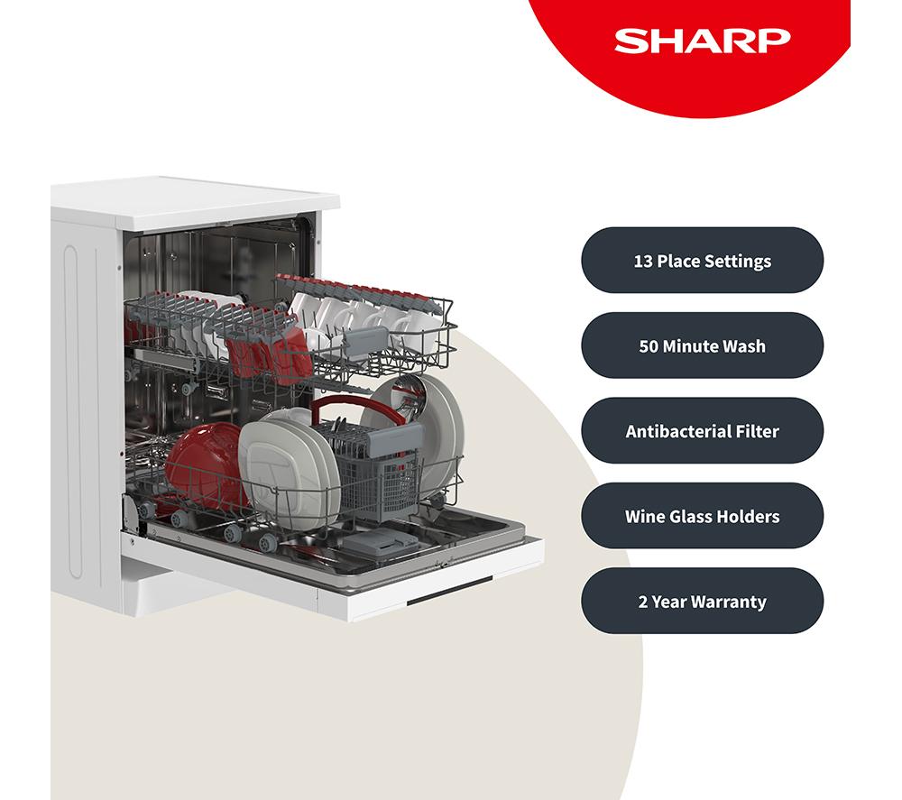 Sharp hot sale dishwasher currys