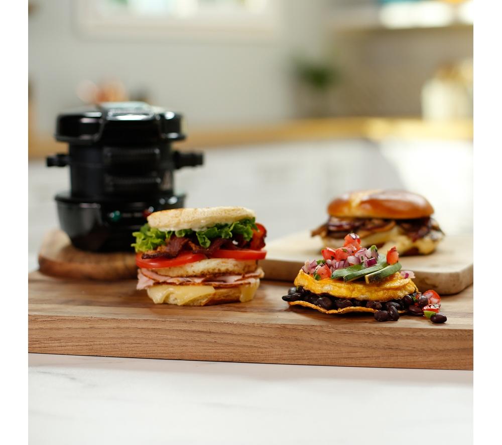 DREW & COLE 01655 Breakfast Sandwich Maker - Black