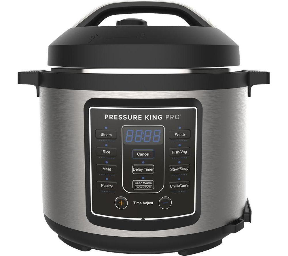 Image of DREW & COLE Pressure King Pro 01731 Multicooker - Chrome, Silver/Grey
