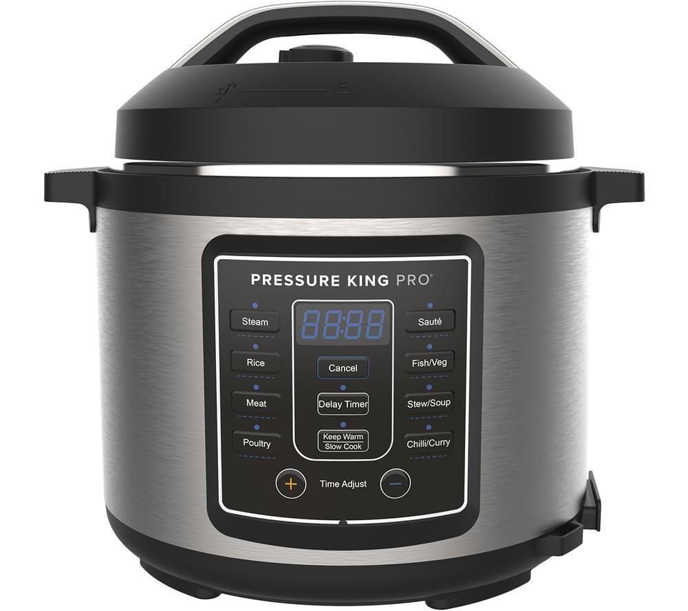 Image of DREW & COLE Pressure King Pro 01733 Multicooker - Chrome, Silver/Grey