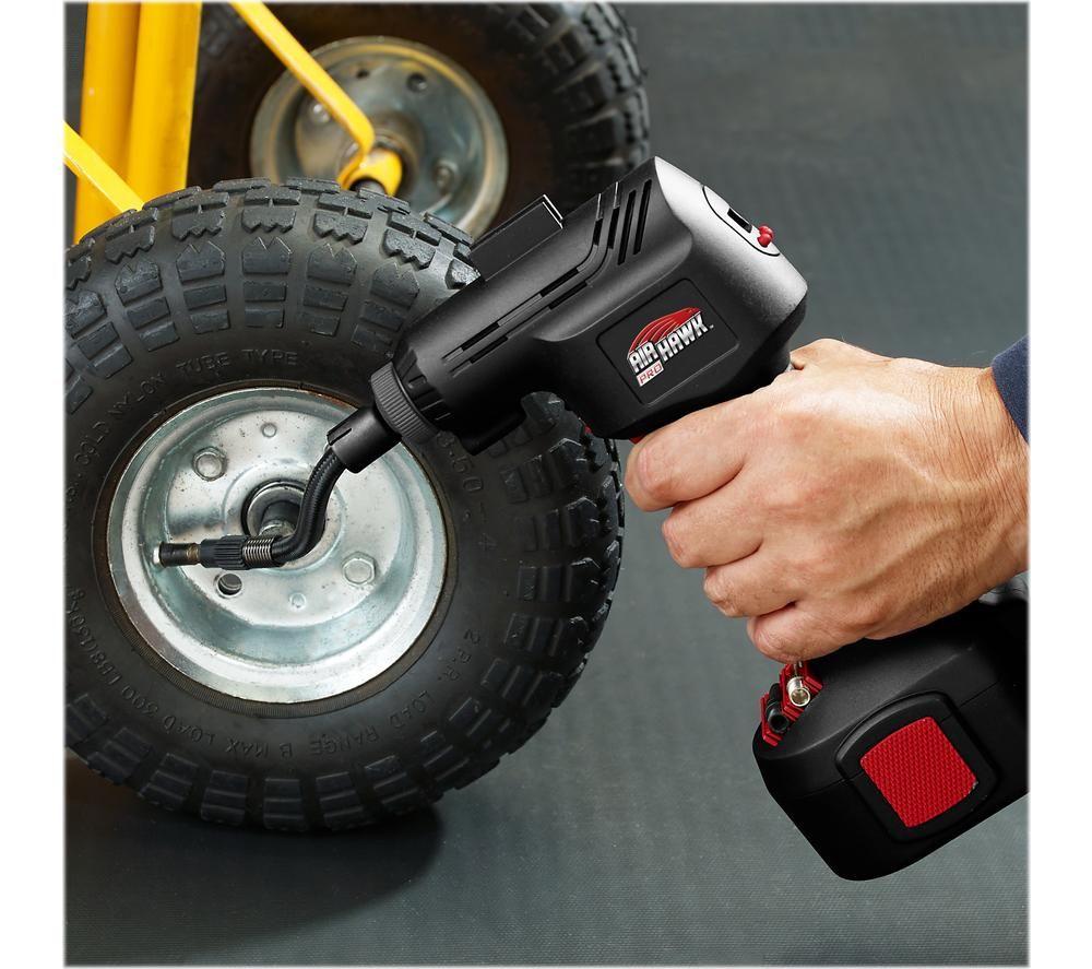 AIR HAWK Pro Cordless Tyre Inflator Pump - Black & Red image number 13 of 14