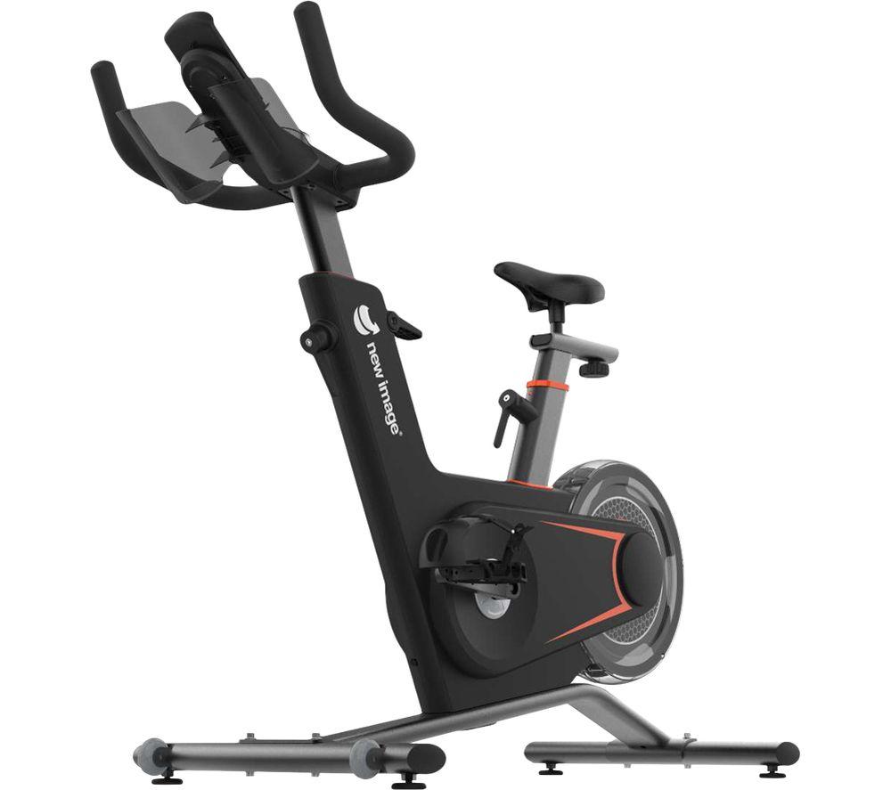 NEW IMAGE FITT Rider Exercise Bike - Black, Silver/Grey,Black