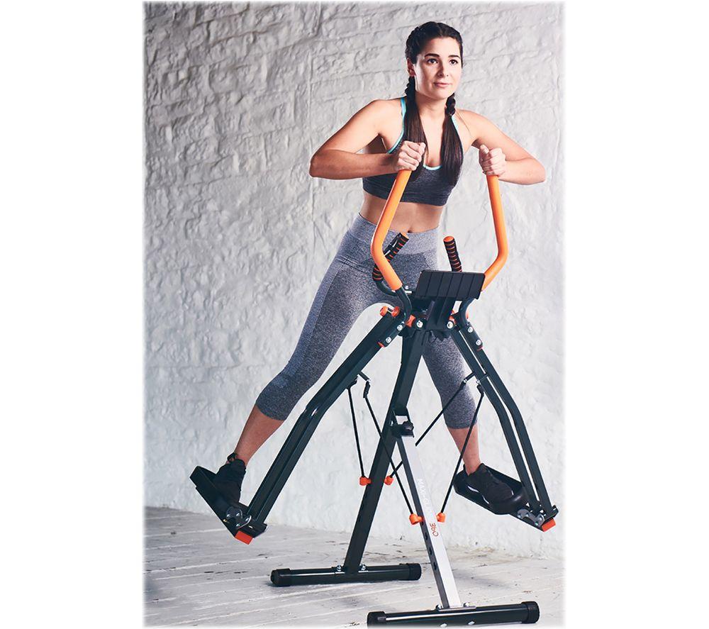 NEW IMAGE Maxi Glider 360 Elliptical Machine Black Orange