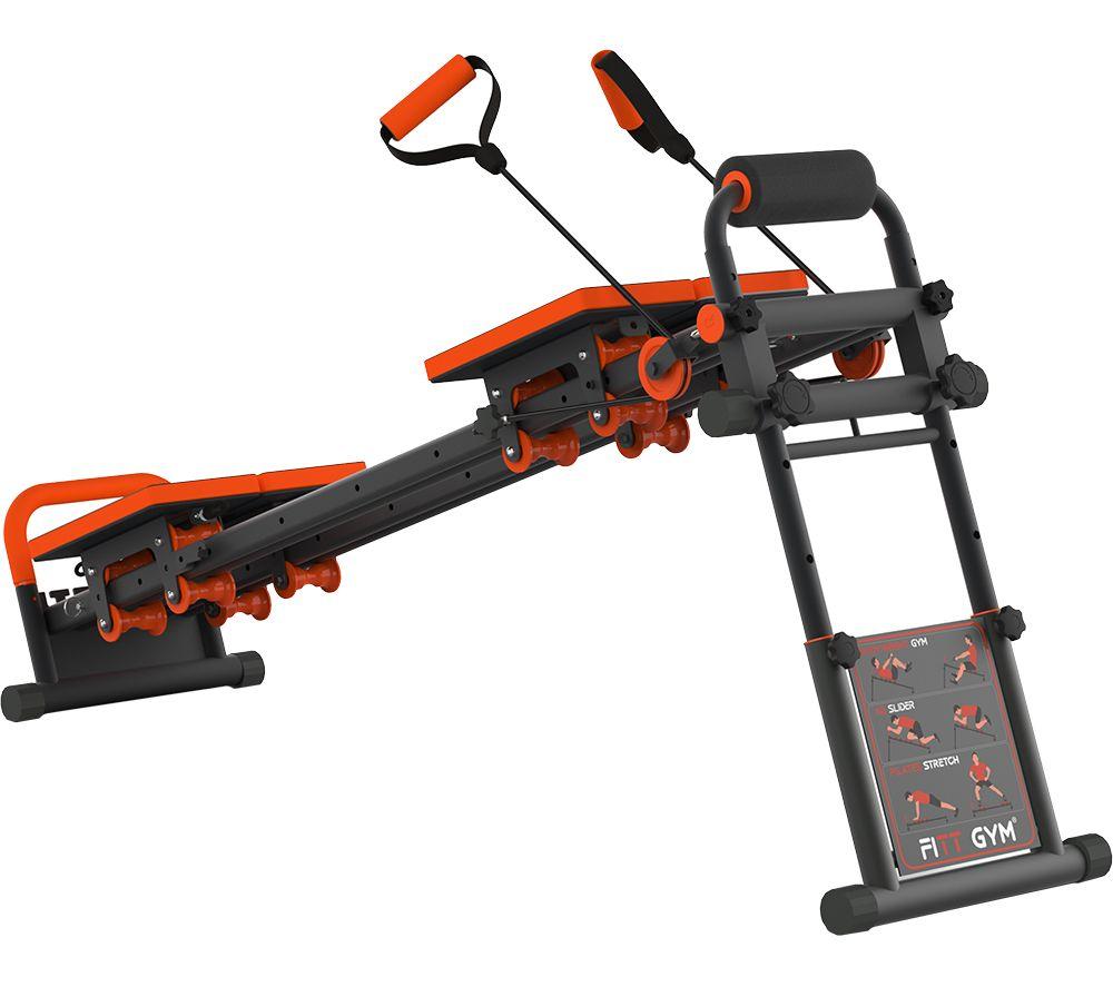 Image of NEW IMAGE FITT Gym 1382 Home Multi Gym - Grey & Orange, Orange,Silver/Grey