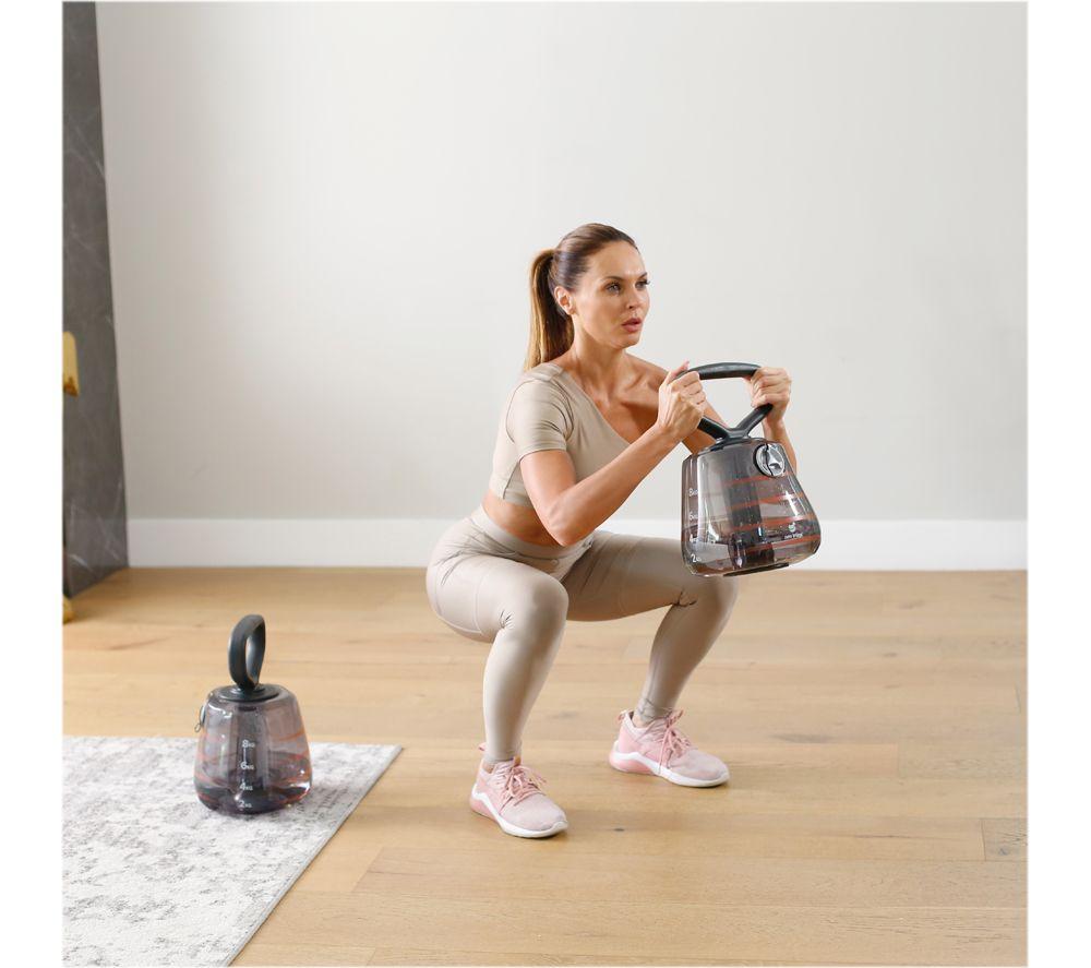 NEW IMAGE FITT Bell Kettlebell - Pack of 2, Black & Orange image number 4 of 13