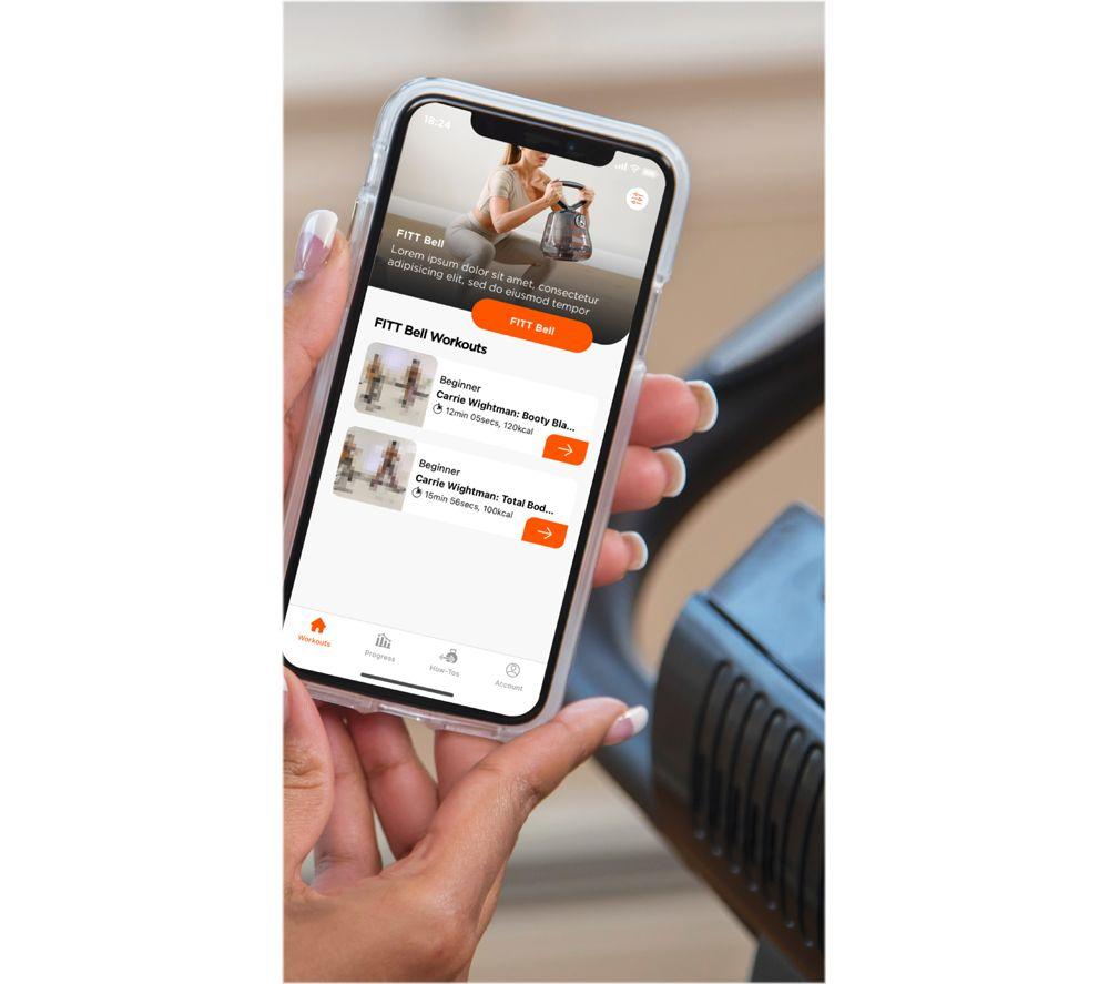 NEW IMAGE FITT Bell Kettlebell - Pack of 2, Black & Orange image number 10 of 13