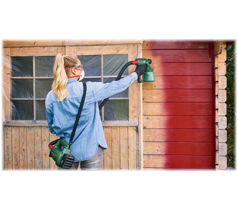 BOSCH EasySpray 18V-100 Cordless Paint Spray System - Green & Red image number 3 of 7