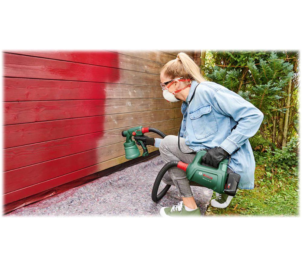 BOSCH EasySpray 18V-100 Cordless Paint Spray System - Green & Red image number 6 of 7