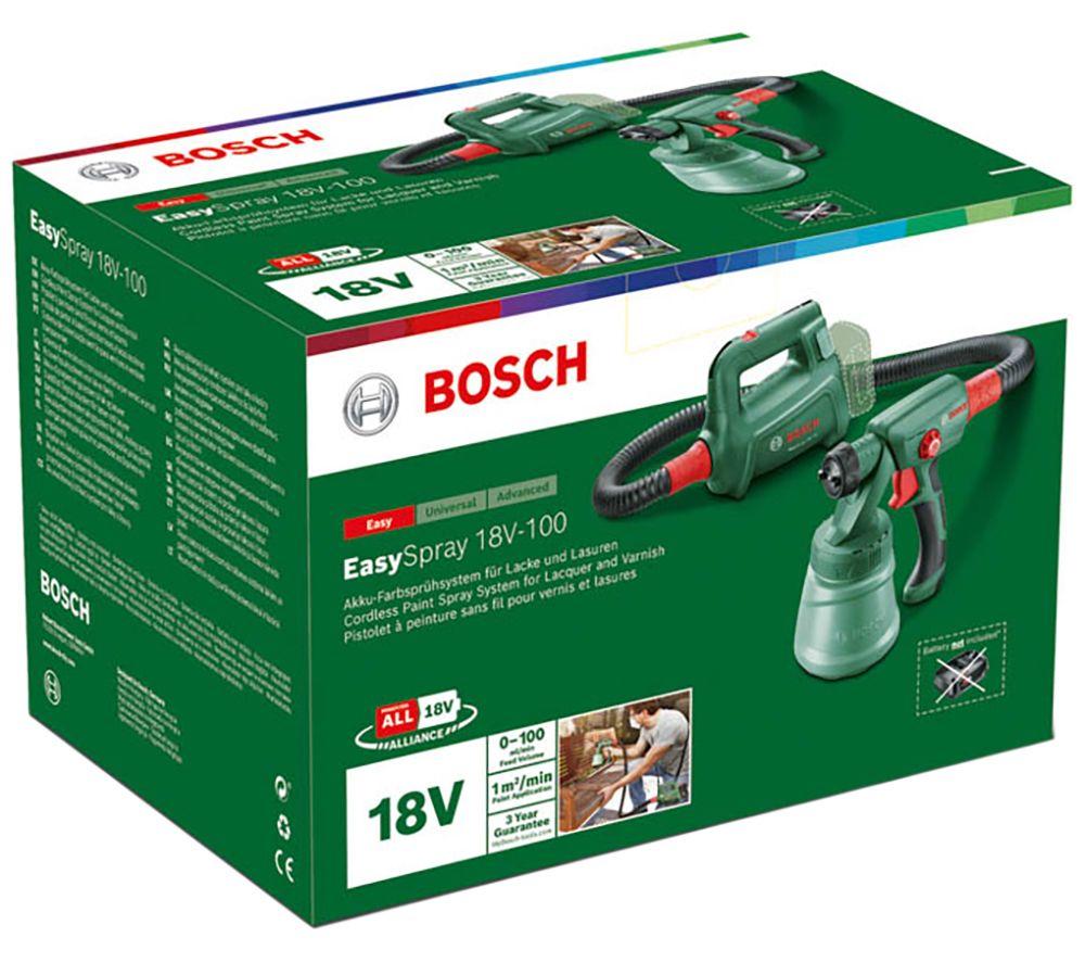 BOSCH EasySpray 18V-100 Cordless Paint Spray System - Green & Red image number 7 of 7