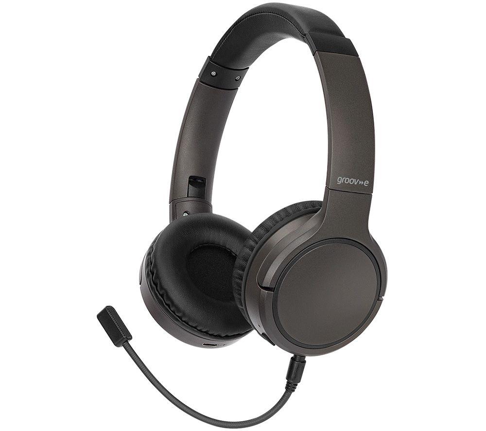 Groov-E Connect Gvbt1500bk Wireless Bluetooth Headphones - Black, Black