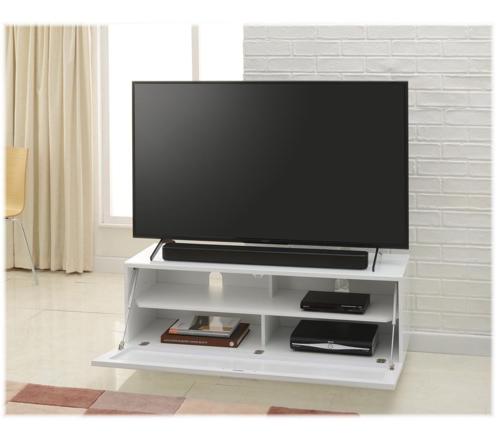 TTAP Sorrento 1200 mm TV Stand for up to 55" TVs - Gloss White image number 7 of 8