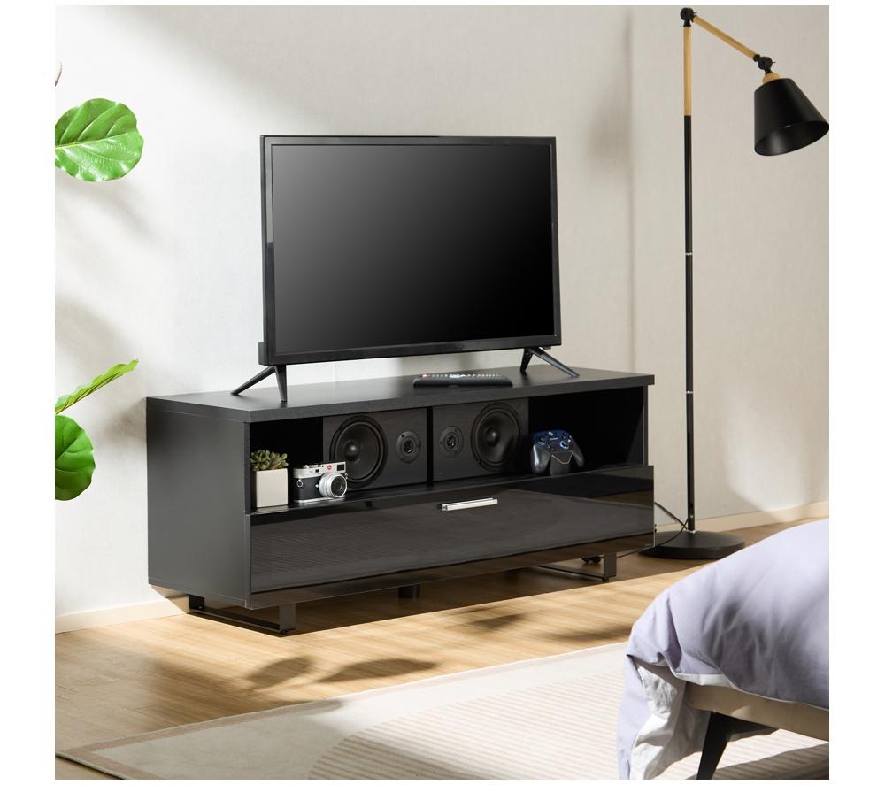 TTAP Sorrento 1200 mm TV Stand for up to 55" TVs - Gloss Black image number 6 of 8