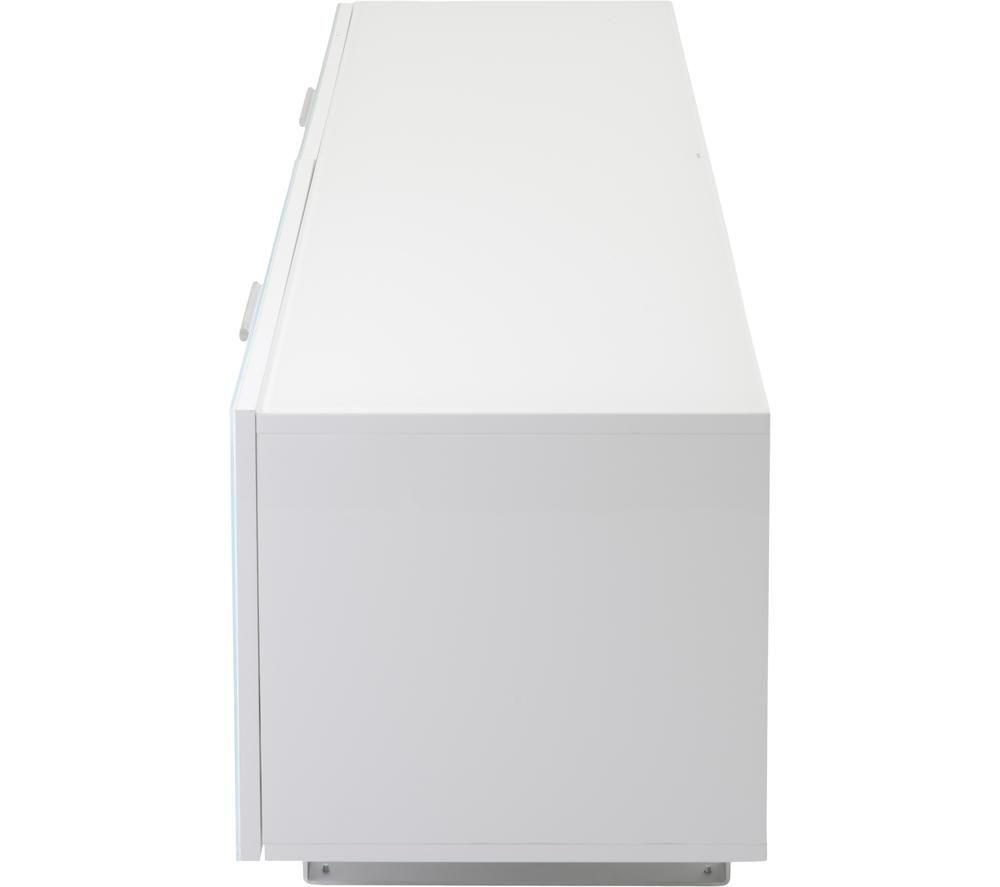 TTAP Sorrento 1600 mm TV Stand for up to 75" TVs - Gloss White image number 3 of 9