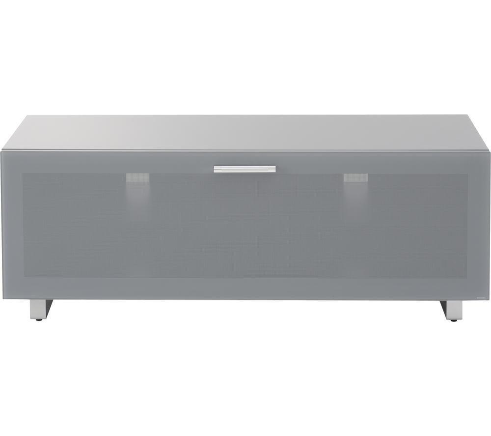 Image of TTAP Sorrento 1200 mm TV Stand - Gloss Grey, Silver/Grey