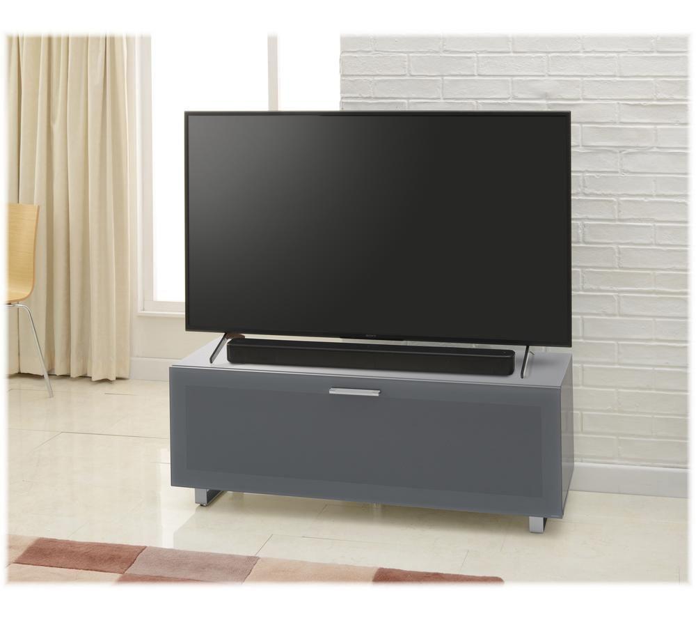 TTAP Sorrento 1200 mm TV Stand for up to 55" TVs - Gloss Grey image number 5 of 9