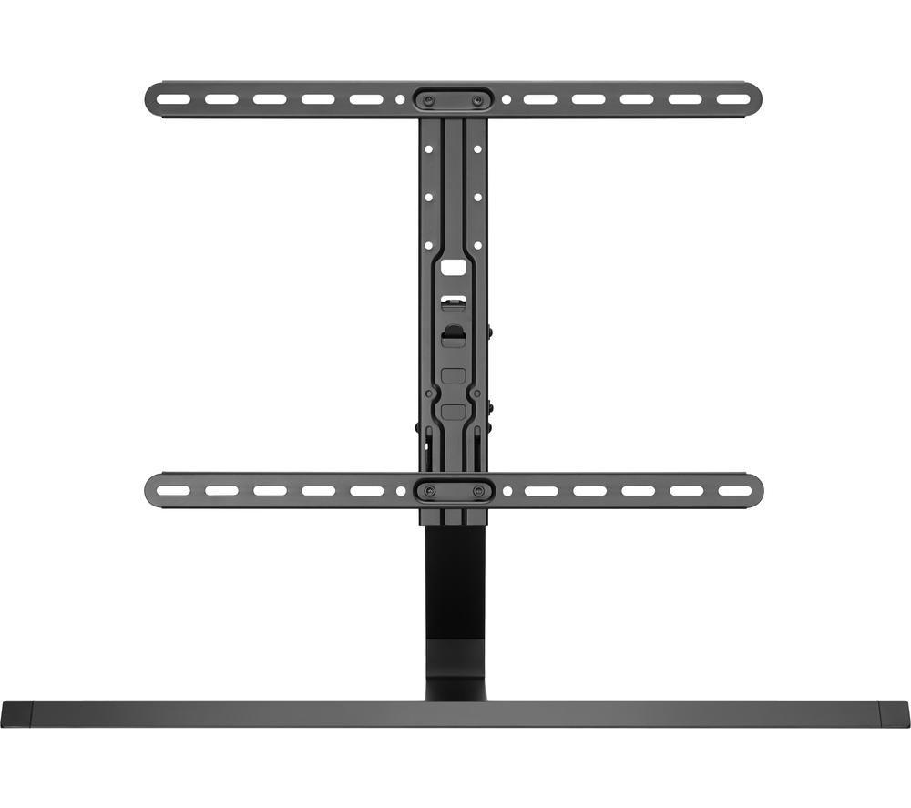 TTAP PED64S2 905 mm TV Stand with Bracket for up to 75" TVs - Black image number 2 of 6