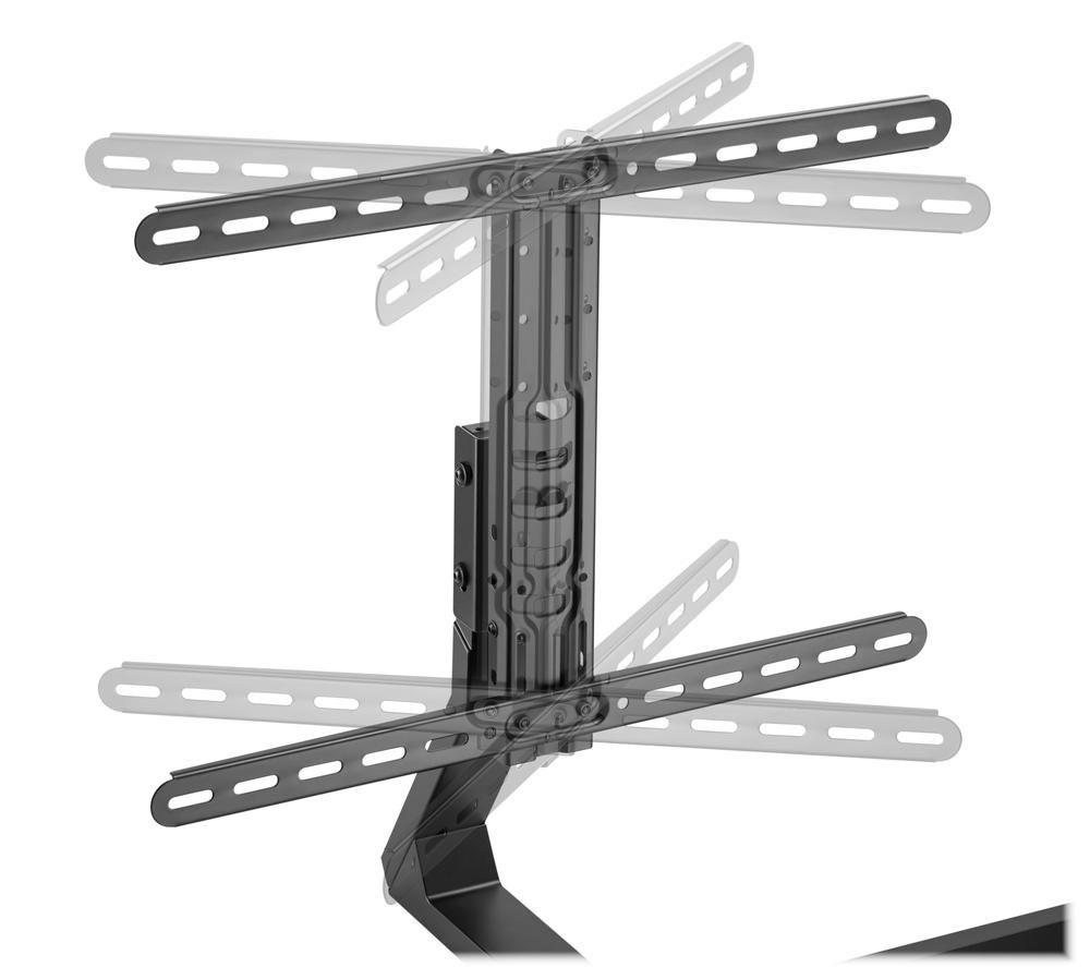 TTAP PED64S2 905 mm TV Stand with Bracket for up to 75" TVs - Black image number 5 of 6