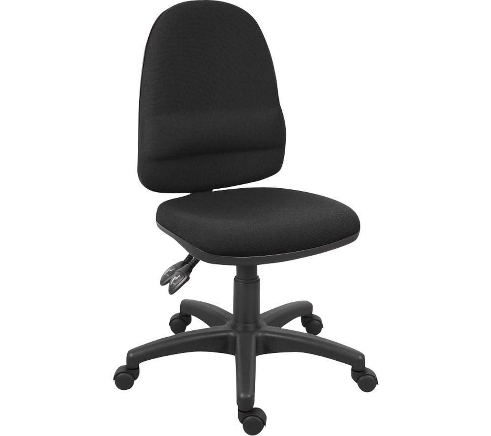 TEKNIK Ergo Twin Home Fabric Operator Chair - Black