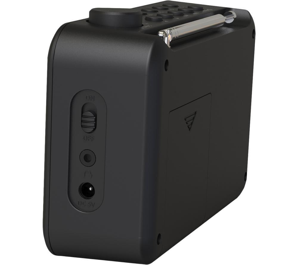GROOV-E Berlin GVDR06BK Portable DAB/FM Bluetooth Radio - Black image number 6 of 6
