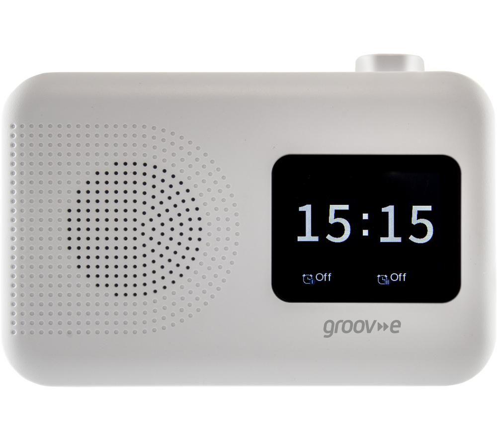 GROOV-E Berlin GVDR06WE Portable DAB/FM Bluetooth Radio - White image number 2 of 7