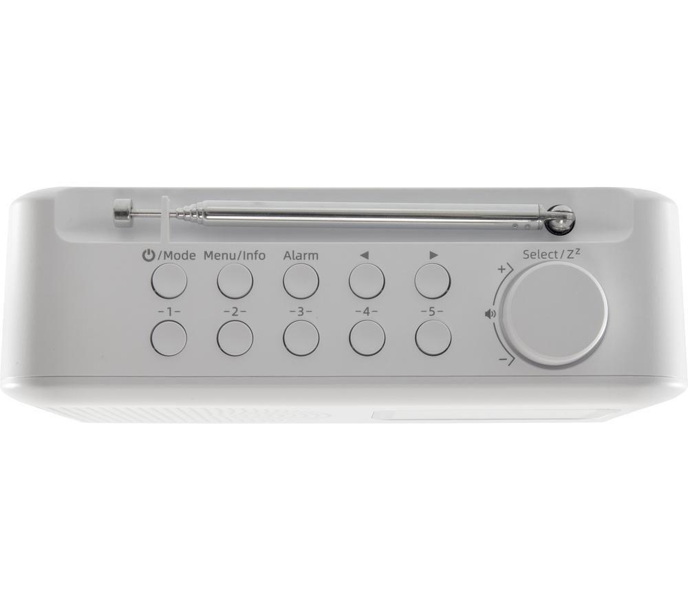 GROOV-E Berlin GVDR06WE Portable DAB/FM Bluetooth Radio - White image number 4 of 7