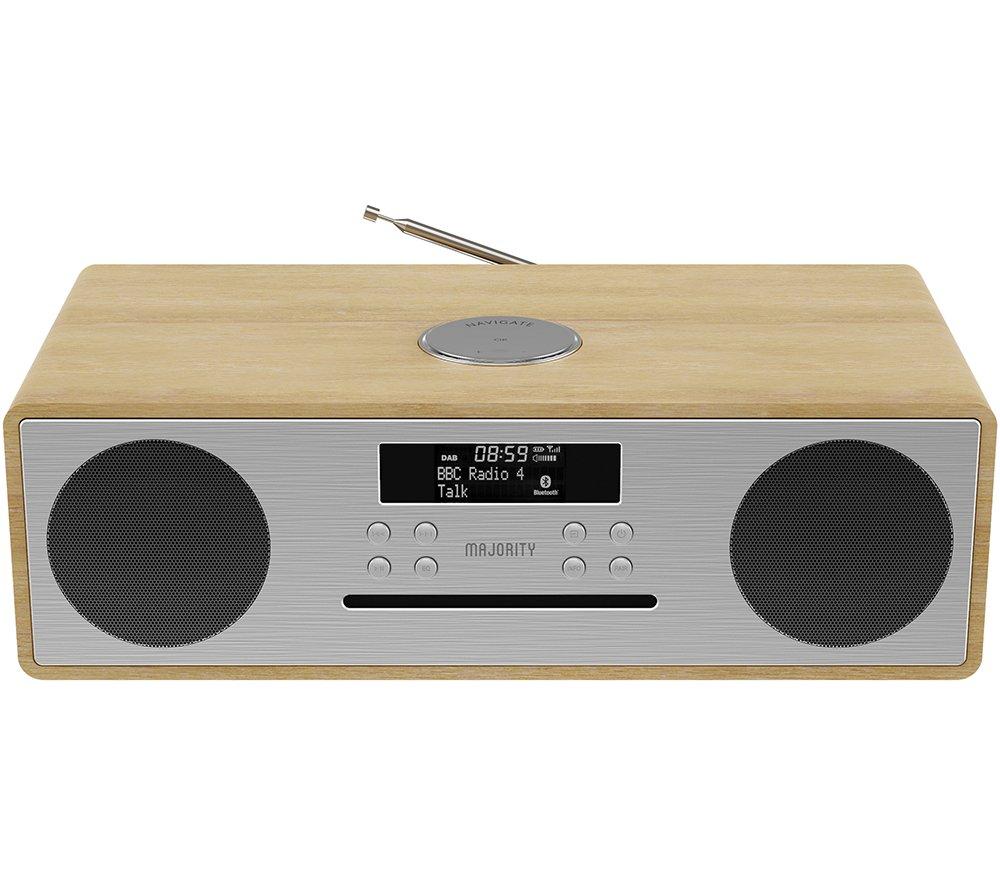 MAJORITY OAK-CDAB-OAK Oakington DAB+/FM Bluetooth Radio - Oak image number 9 of 12