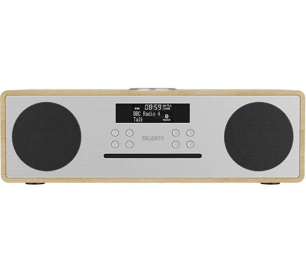 MAJORITY OAK-CDAB-OAK Oakington DAB+/FM Bluetooth Radio - Oak image number 10 of 12