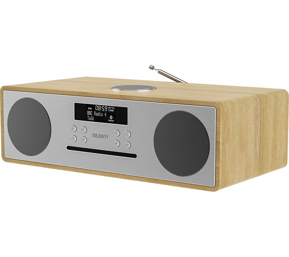 MAJORITY OAK-CDAB-OAK Oakington DAB+/FM Bluetooth Radio - Oak image number 11 of 12