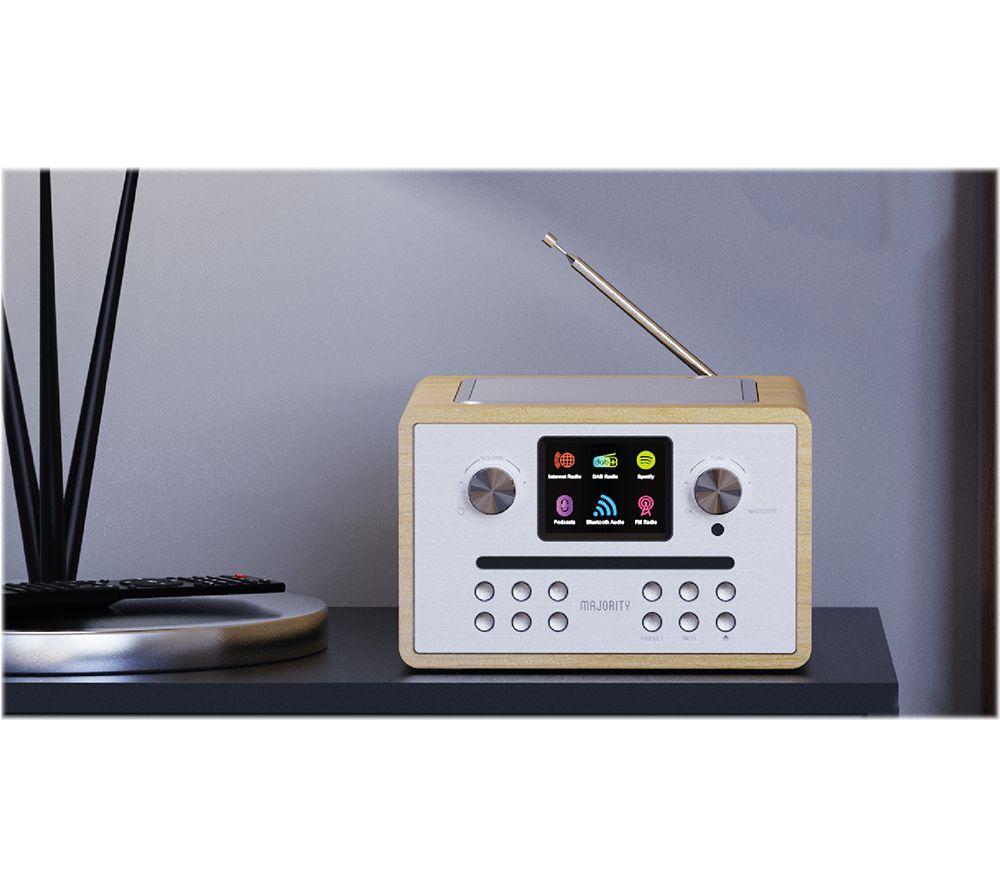 MAJORITY Homerton 2 DAB+/FM Smart Bluetooth Radio - Black