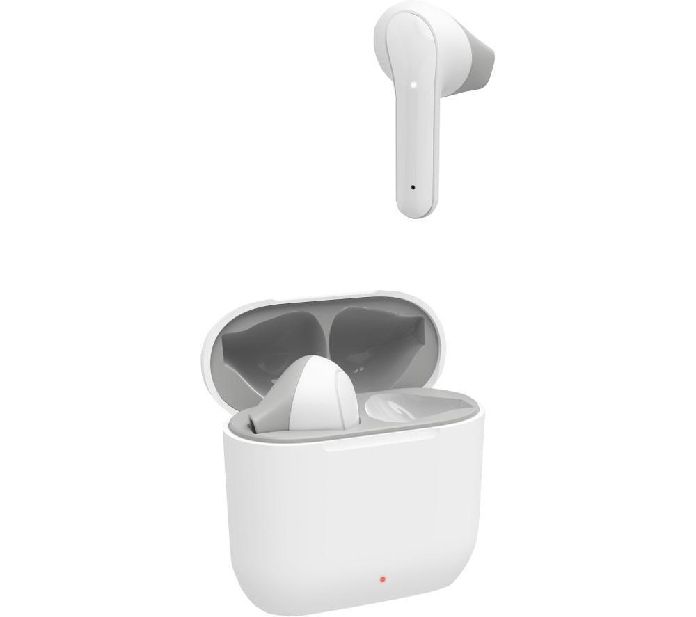 HAMA Essential Line Freedom Light Wireless Bluetooth Earbuds - White image number 2 of 6