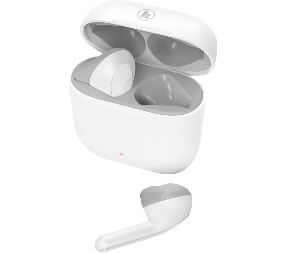 HAMA Essential Line Freedom Light Wireless Bluetooth Earbuds - White image number 4 of 6